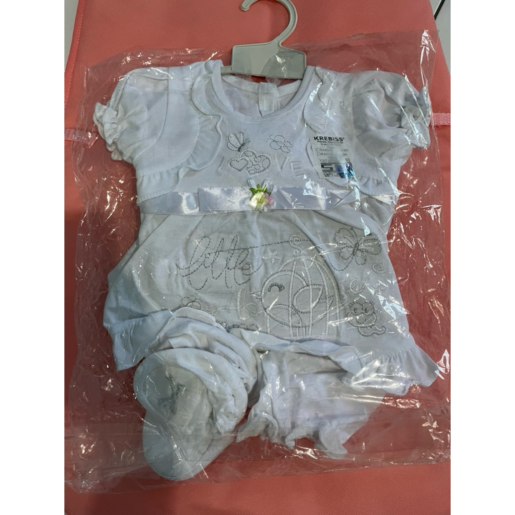 Dress Anak Perempuan | Gaun Aqiqah | Baju Muslim Anak Putih