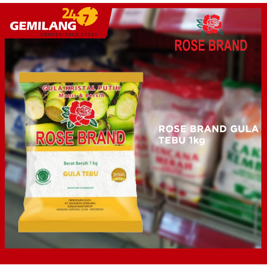 

ROSE BRAND GULA TEBU 1kg