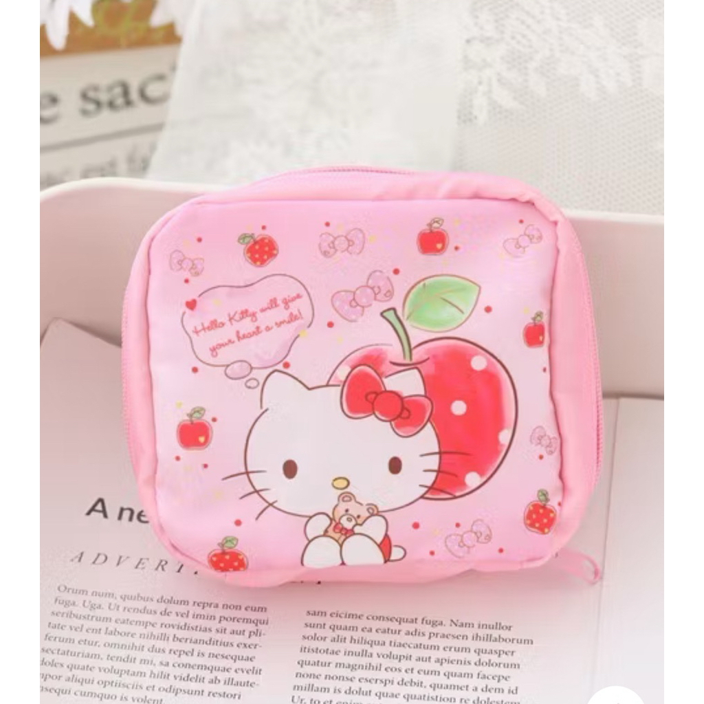 NAOMI - Premium Azhora Pouch Bag Import Tas Make Up Organizer Bag Cute Simple Tas Kosmetik Mini Tas