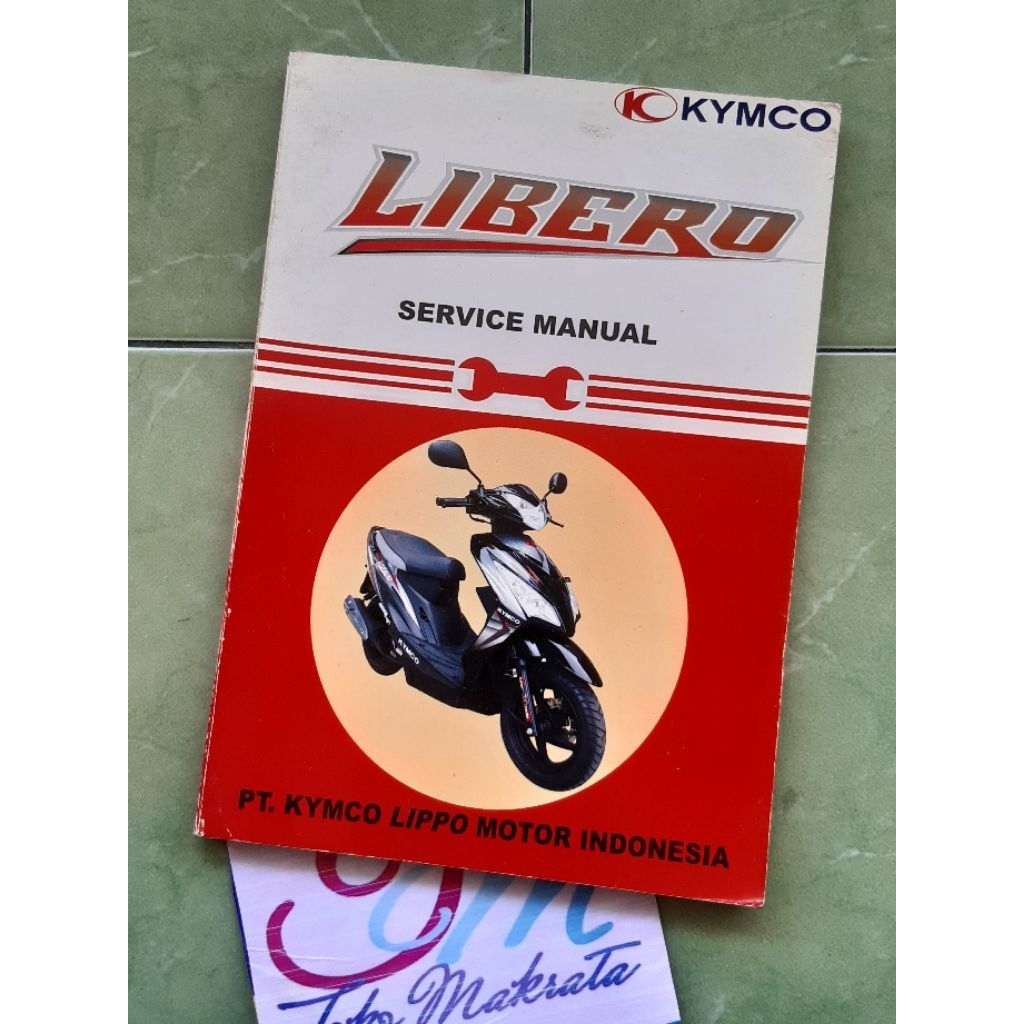 buku pedoman service manual motor kymco matic LIBERO jadul lawas lama