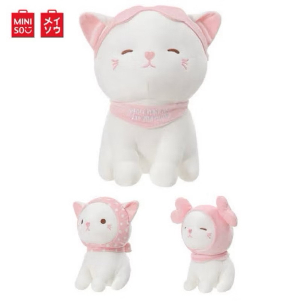 Miniso Kitten Plush Toy/Miniso Boneka Kucing