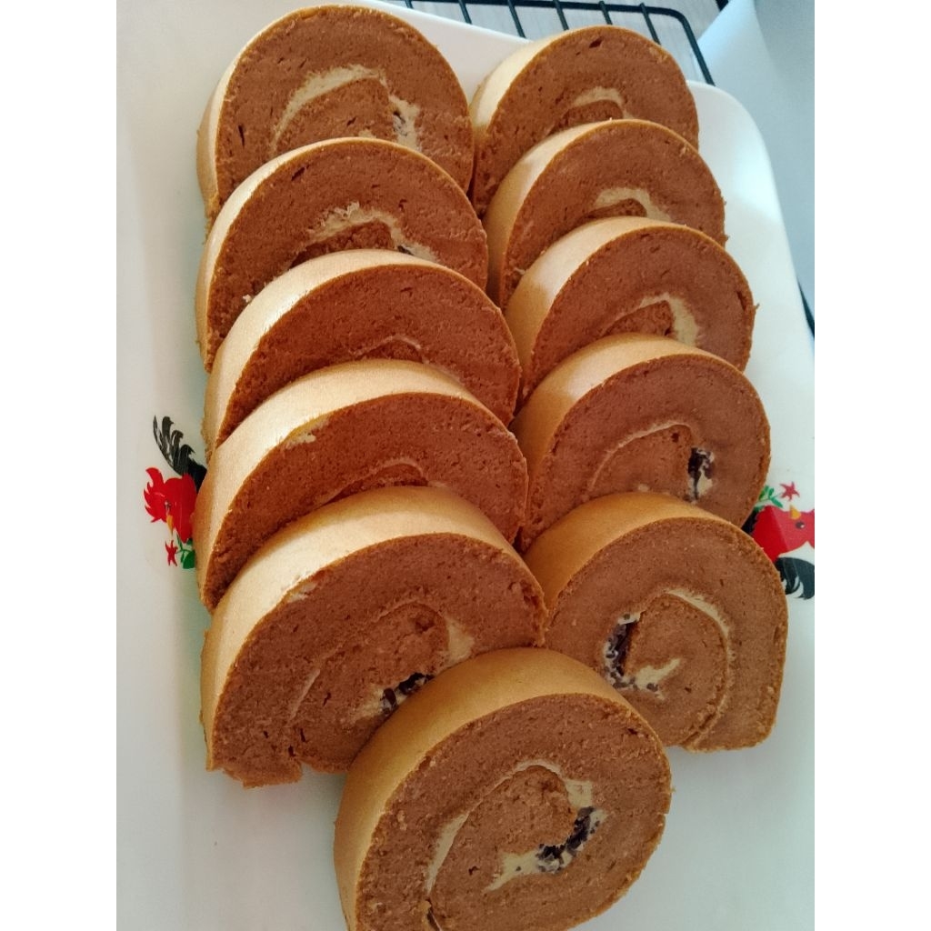 

Bolu gulung motif lembut enak dan nagih