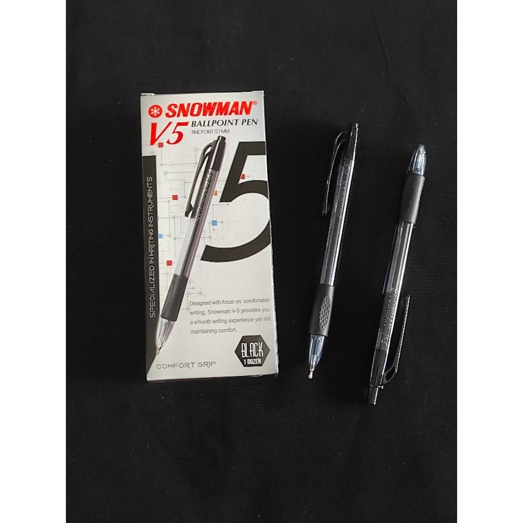 

Snowman Pulpen V5 Hitam (perlusin)