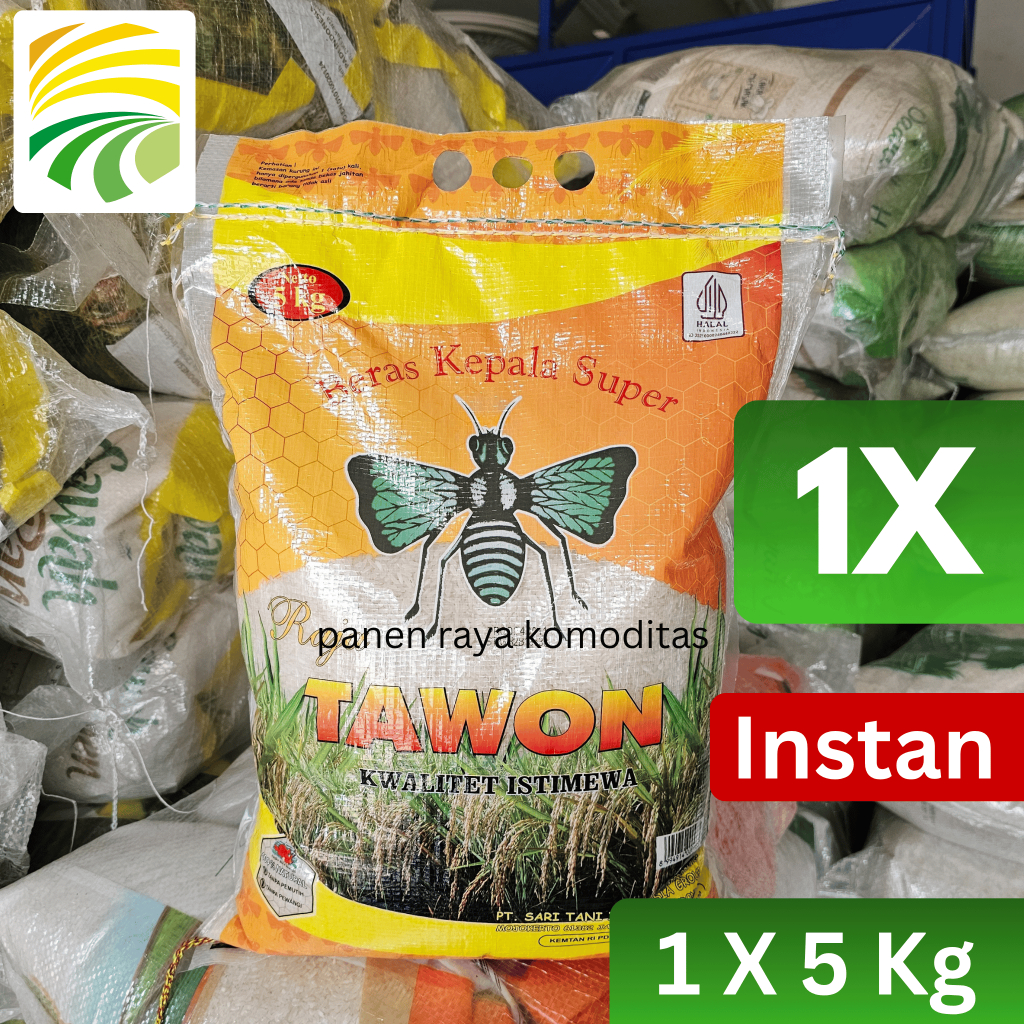 

Beras Premium Raja Tawon Kuning 5Kg