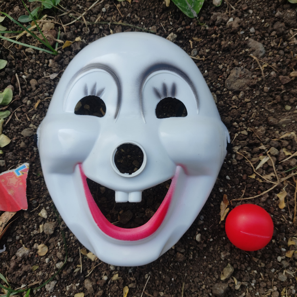 topeng badut / clown - topeng halloweeen - topeng anak lucu murah