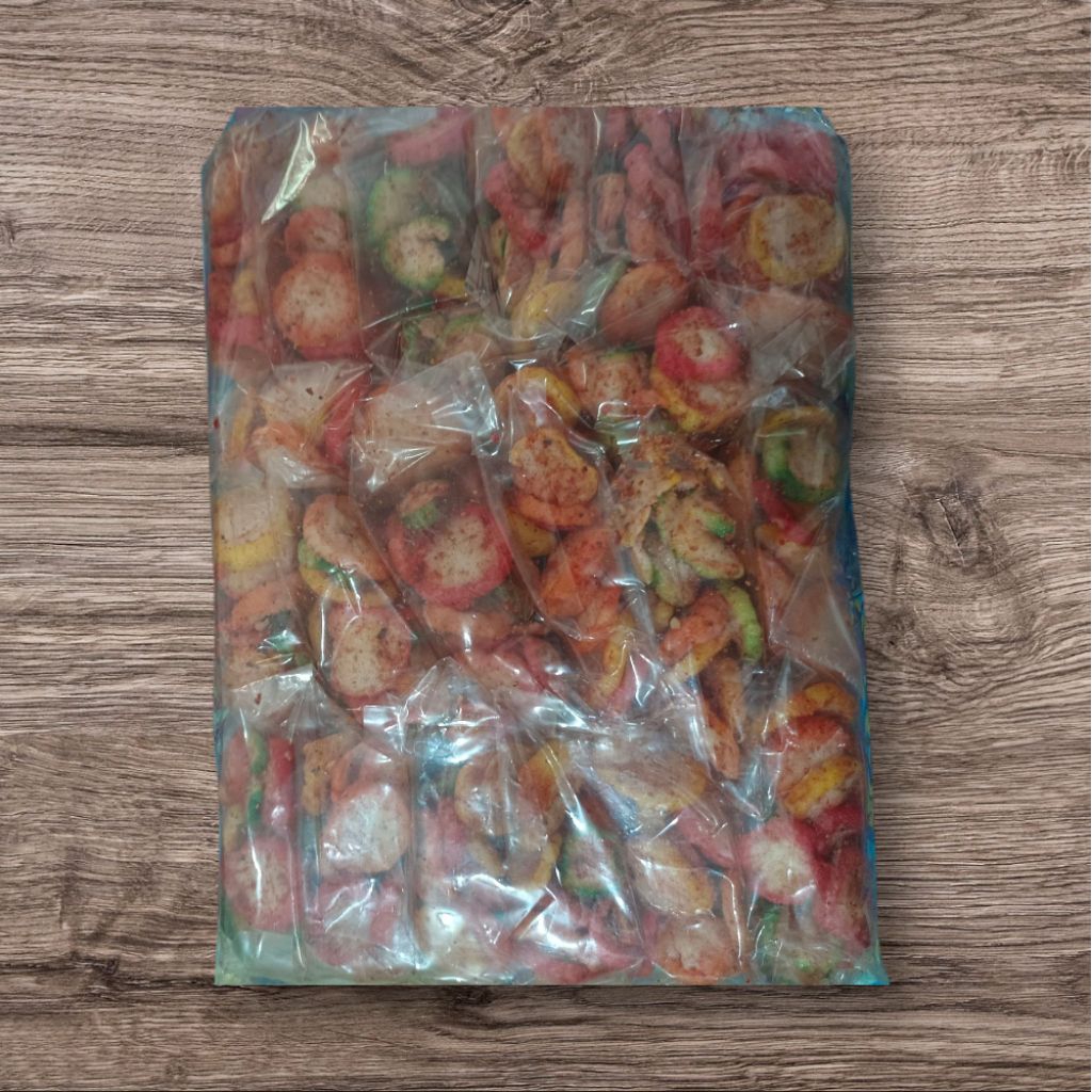 

Krupuk seblak bantet.