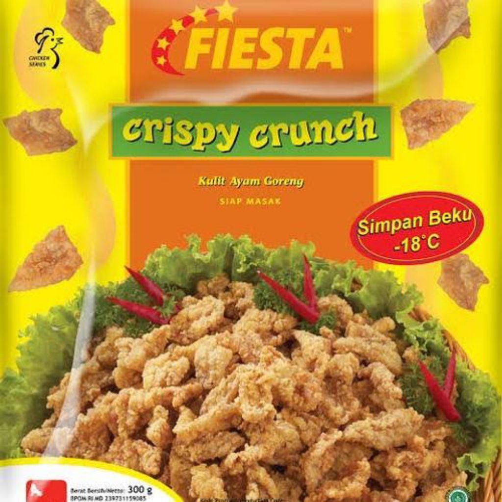 

Fiesta Crispy Crunch / kulit ayam goreng 300gr (Frozen Food)
