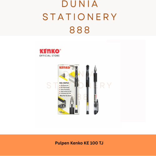 

Pulpen Gel Kenko KE-100 TJ 0.5mm ( 1pak/12 pcs )