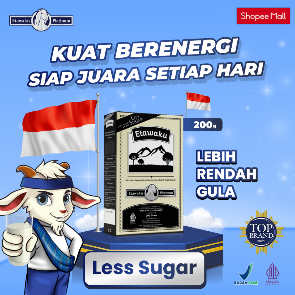 

Etawaku Platinum Less Sugar - Susu Etawa Murni