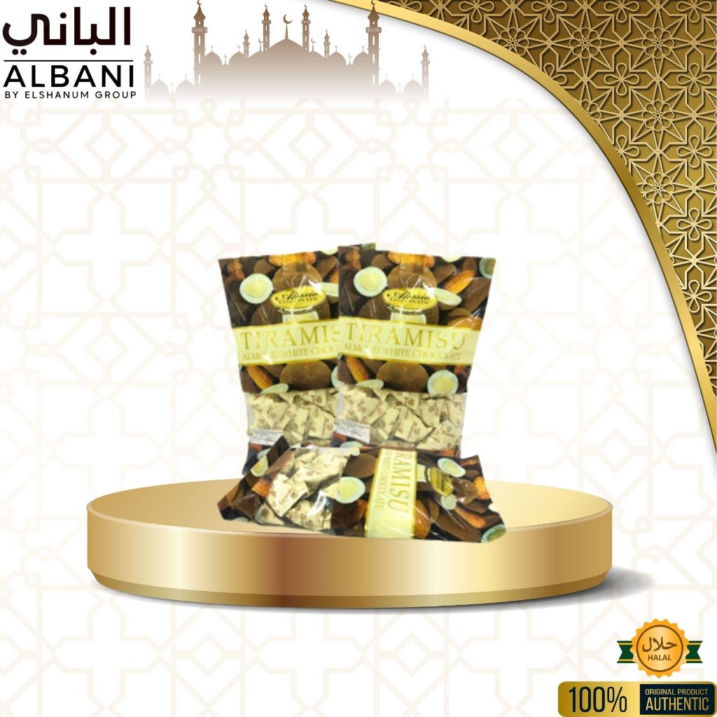 

Coklat Tiramisu Almond White 200gr | Alessio Cioccolato Tiramisu|Oleh Oleh Haji | Coklat Almond Asli