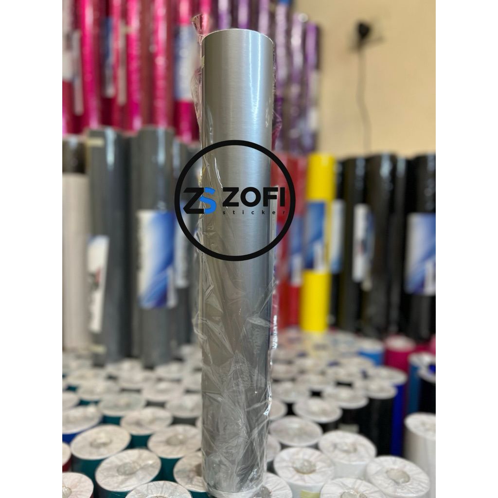 stiker skotlet silver glossy