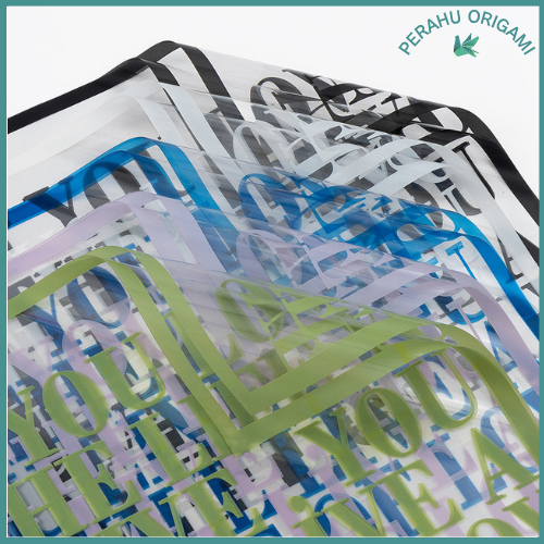 

Kertas Buket Bunga Transparan Flower Wrapping Paper Cellophane Transparan KB6124