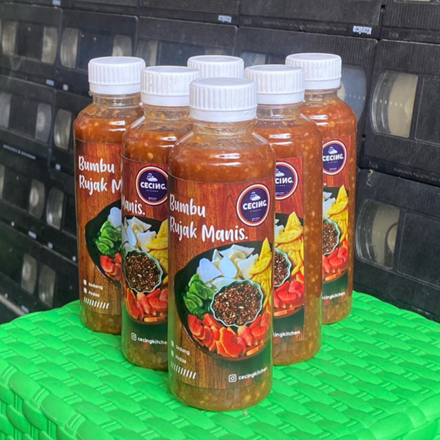 

Bumbu rujak manis , bumbu rujak buah full kacang 330ml
