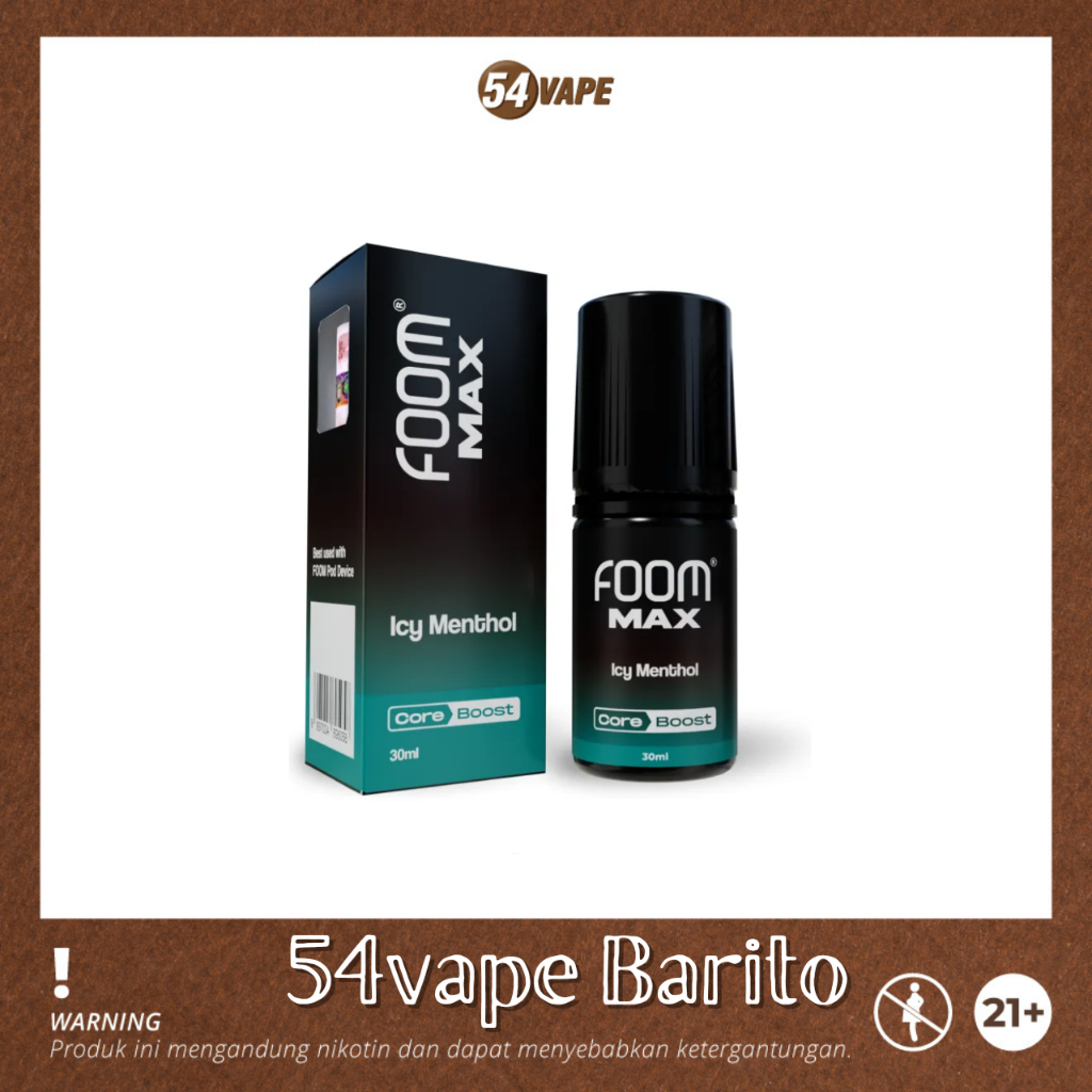 Sukses Gemilang853- FOOM Max Icy Menthol Salt Nic 30ml 30mg