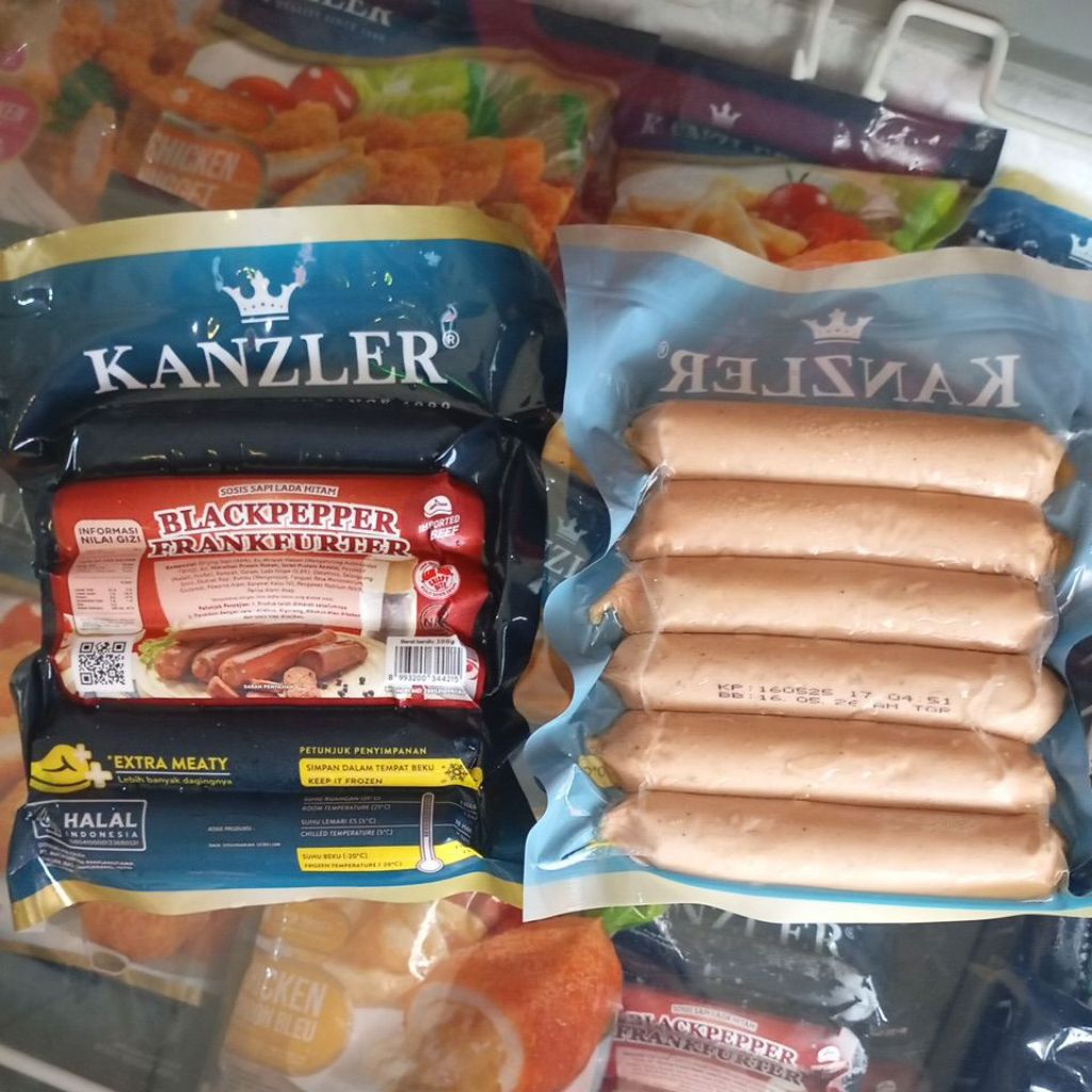 

KANZLER Blackpepper Frankfurter 300gr 300 gram [PROMO]
