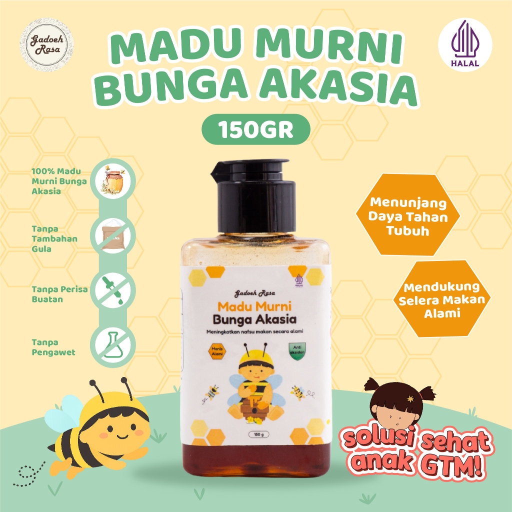

Gadoeh Rasa Madu Murni Bunga Akasia 150gr