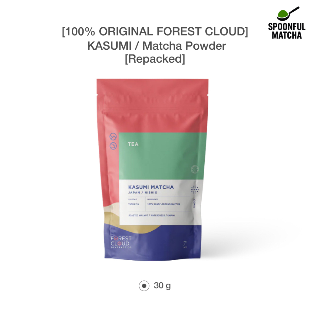 

Ceremonial Grade Matcha - Kasumi Forest Cloud 30g (Repacked)