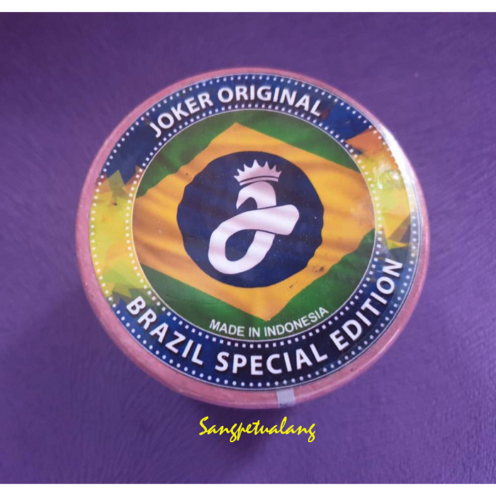 Gelasan Joker J Edisi Brazil 0.35 Original– Langka & Limited Edition