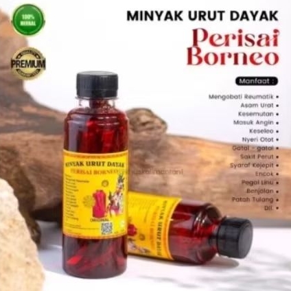 minyak urut DAYAK 250ml. minyak urut borneo