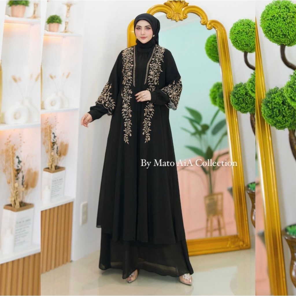 abaya terkini/abaya set outer