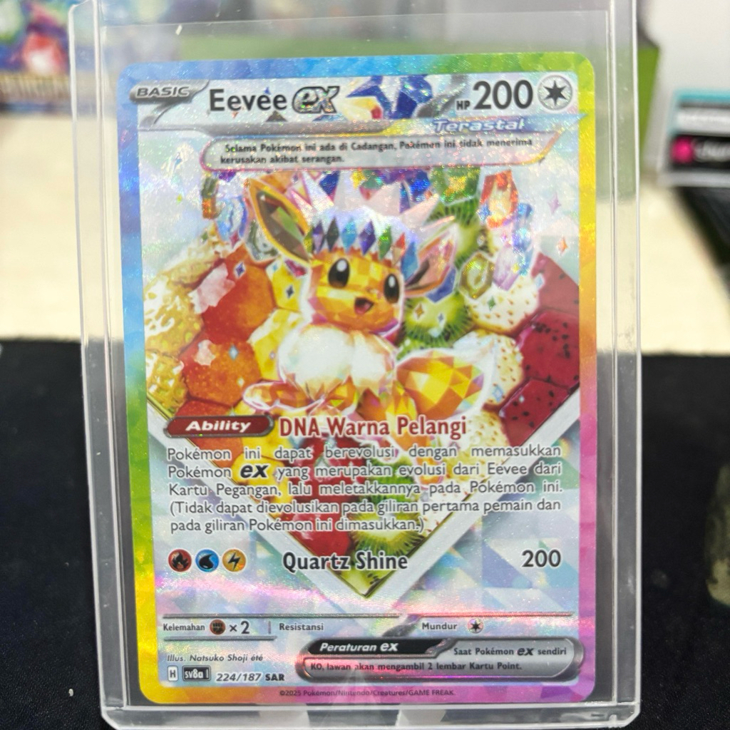 Eevee EX Terastal Festival 224/187 SAR Pokemon TCG ORI NM