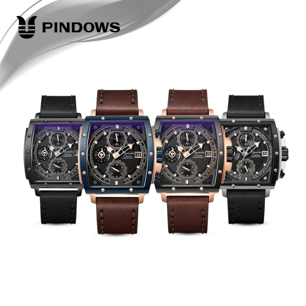 ORIGINAL Jam Tangan Pria Alexandre Christie AC 6376 AC6376 AC 6182 AC6182 AC 6614 AC6614 Original Ga