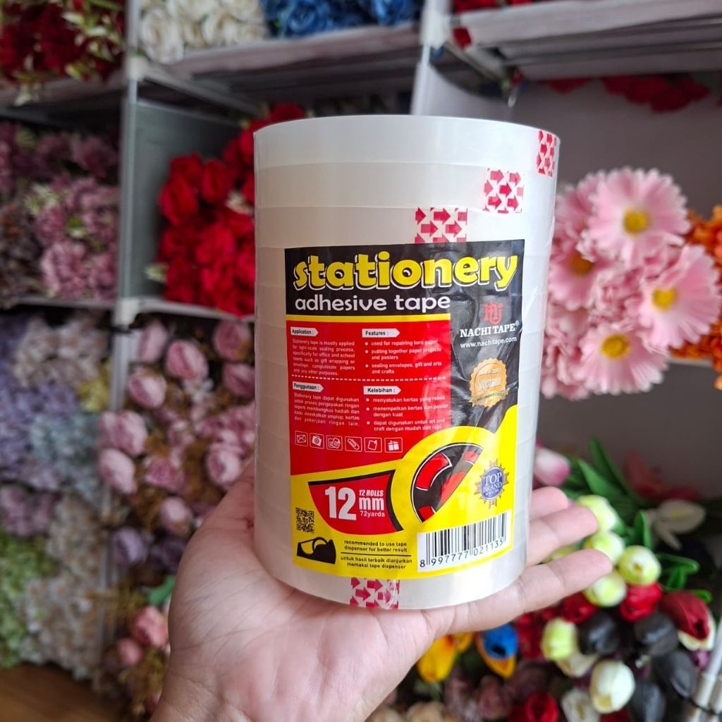 

Isolasi / Stationery Tape NACHI 12MM x 72 Yard