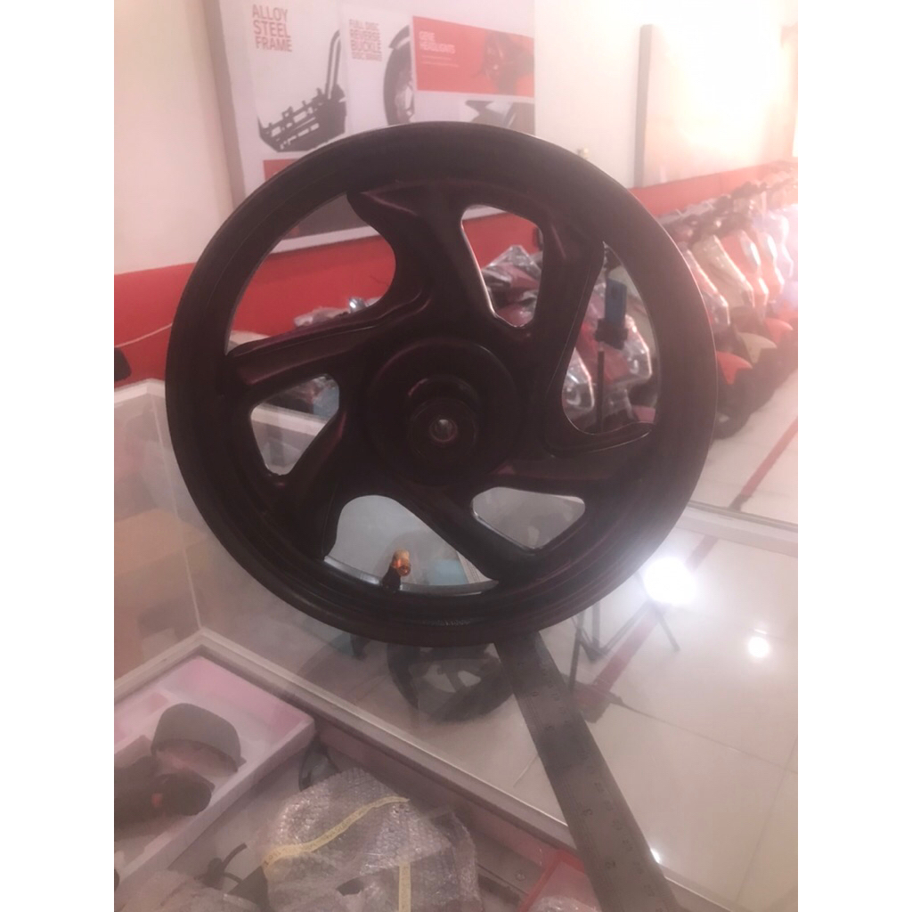 Velg Depan Sepeda Motor Listrik U Winfly D65 D75 T65 Termasuk Pentil dan Laher