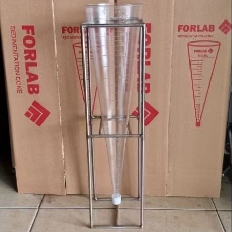 Rak Dudukan Gelas Takar Imhoff Cone FORLAB