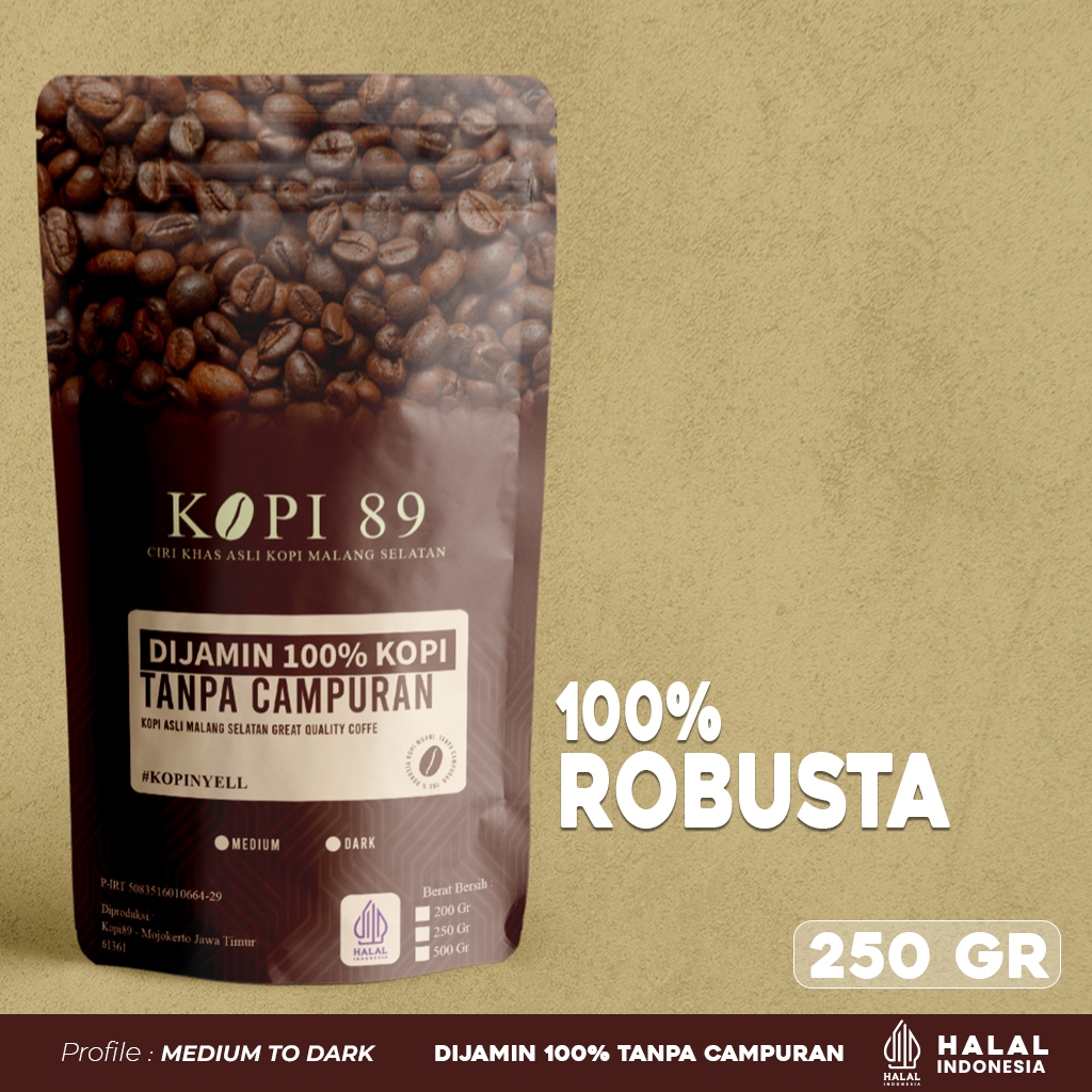 

KOPI BUBUK 250Gr - 100% KOPI TANPA CAMPURAN KOPI 89