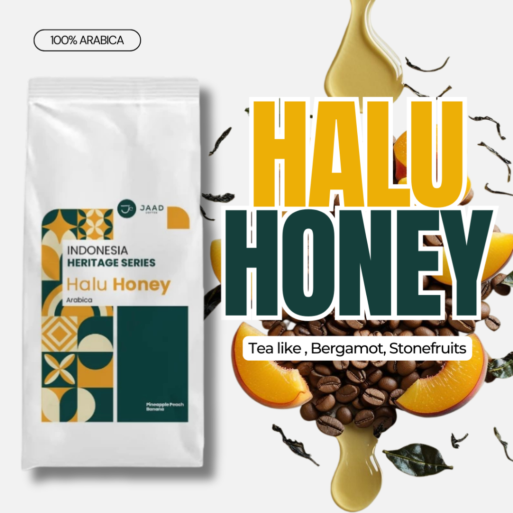 

Halu Honey - Indonesia Heritage Series Coffee Blend Premium Lokal - Kopi Bubuk Fresh Roasted