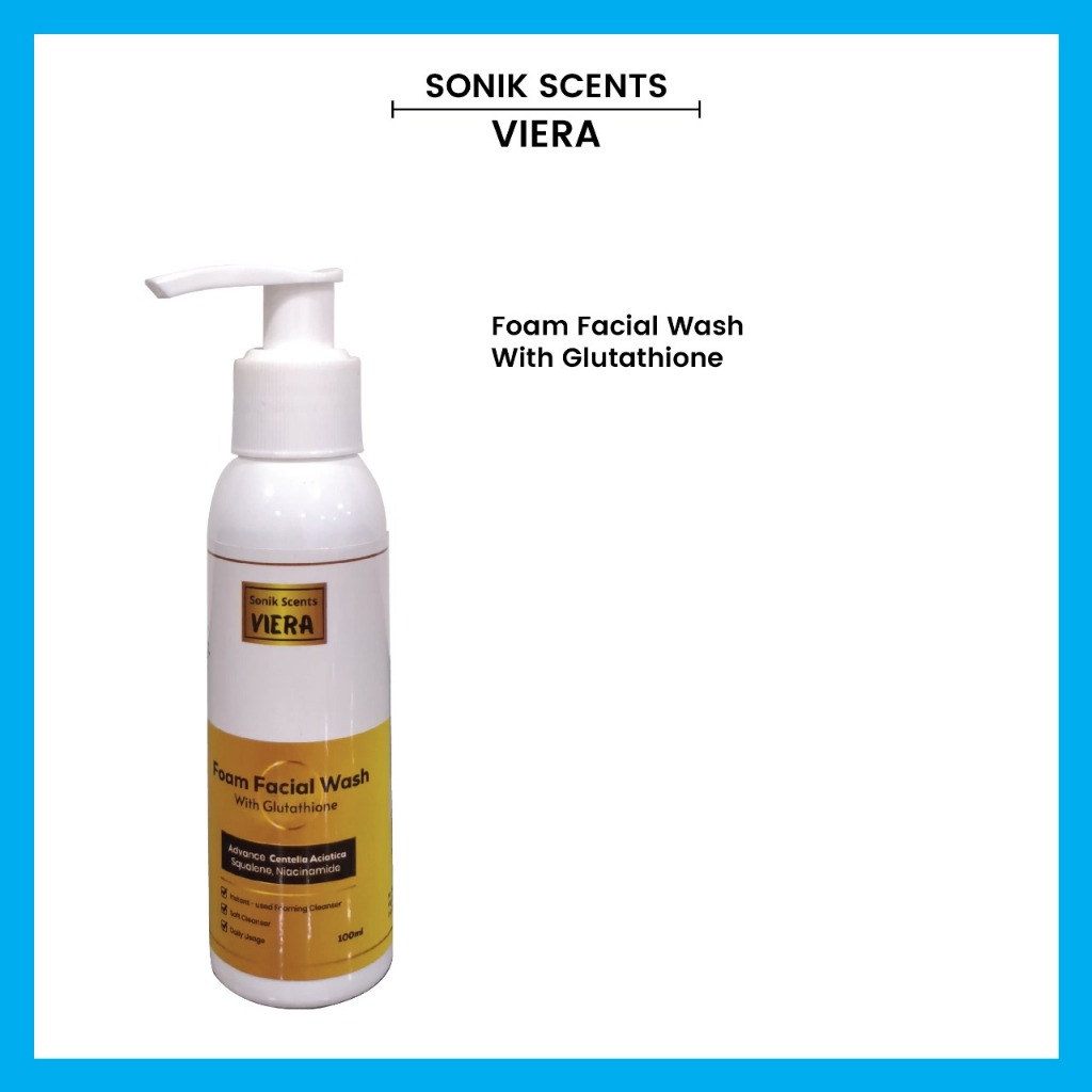 SONIK SCENTS VIERA Facial Wash Low pH with Centella Asiatica,Niacinamide Squalane Cleanser Facial  M