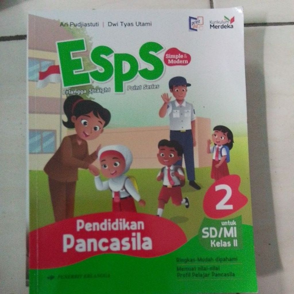 Pendidikan Pancasila kelas 2 Erlangga