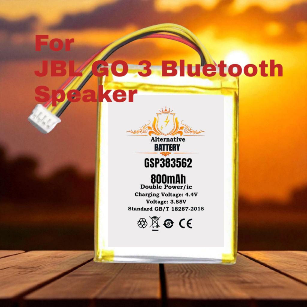 Batre GSP383562 For JBL GO 3 Speaker Mini GO3 Bluetooth Portabel Batrai J B L G O 3 Baterai 800mAh B