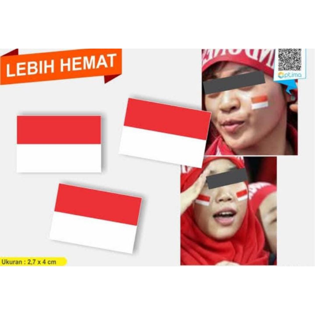 

sticker pipi bendera indonesia