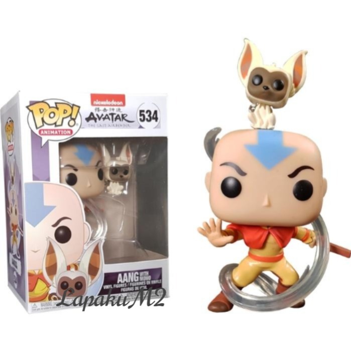 Funko Pop Avatar The Last Airbender : AANG w/Momo #534