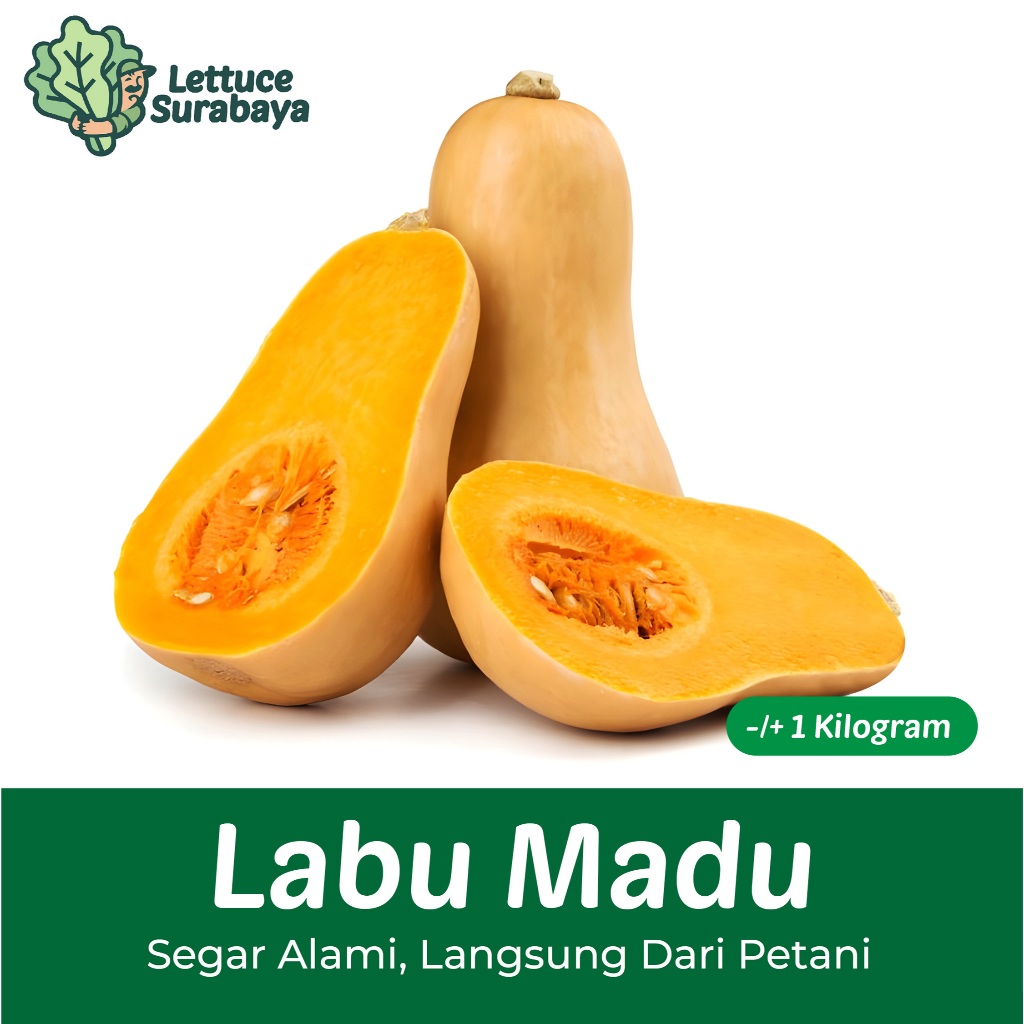 

Labu Madu fresh -/+ 1 Kg per Buah