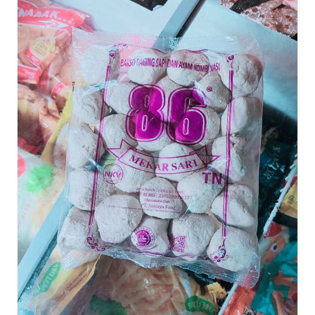 

Mekar Sari Bakso Sapi Dan Ayam Kombinasi 900grm Zabir Frozen Food