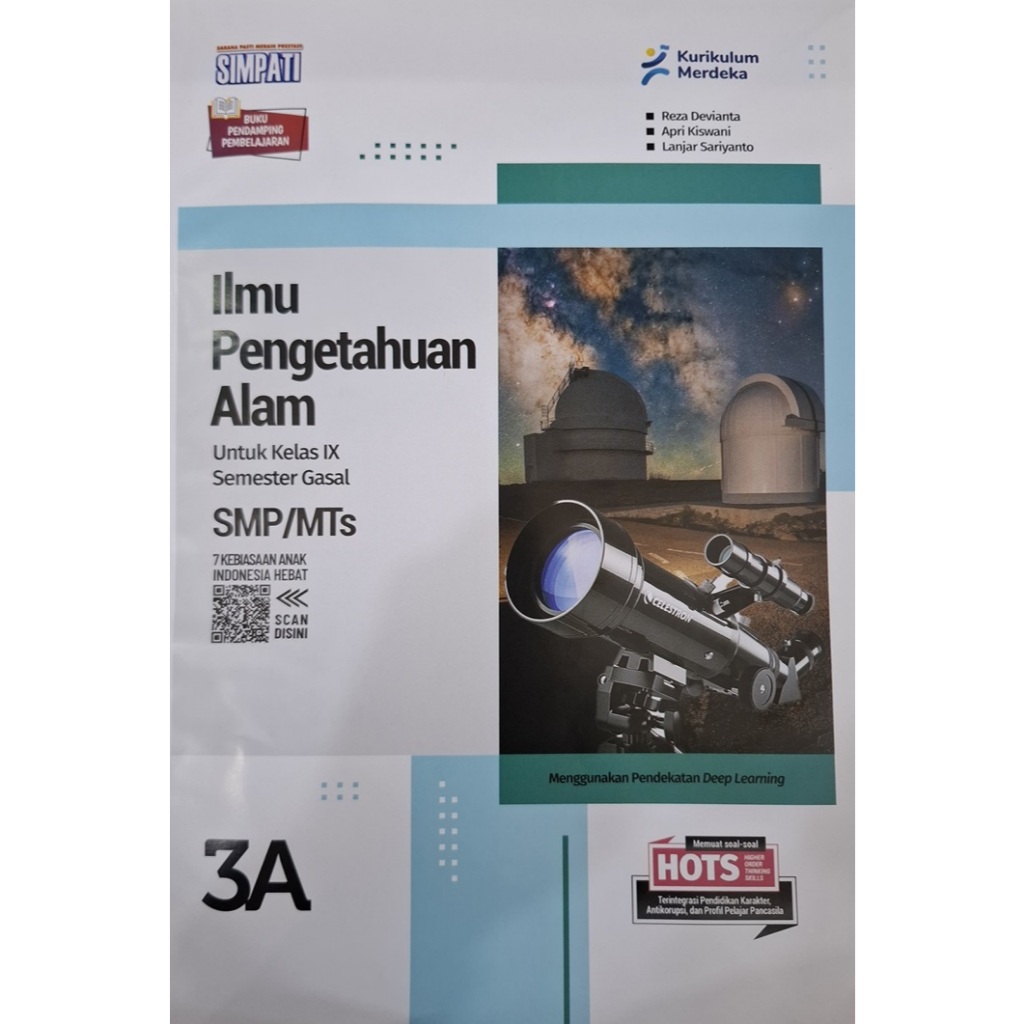 LKS Simpati IPA SMP Kelas 9A - Semester 1 Tahun 2025 (Kurikulum Merdeka)