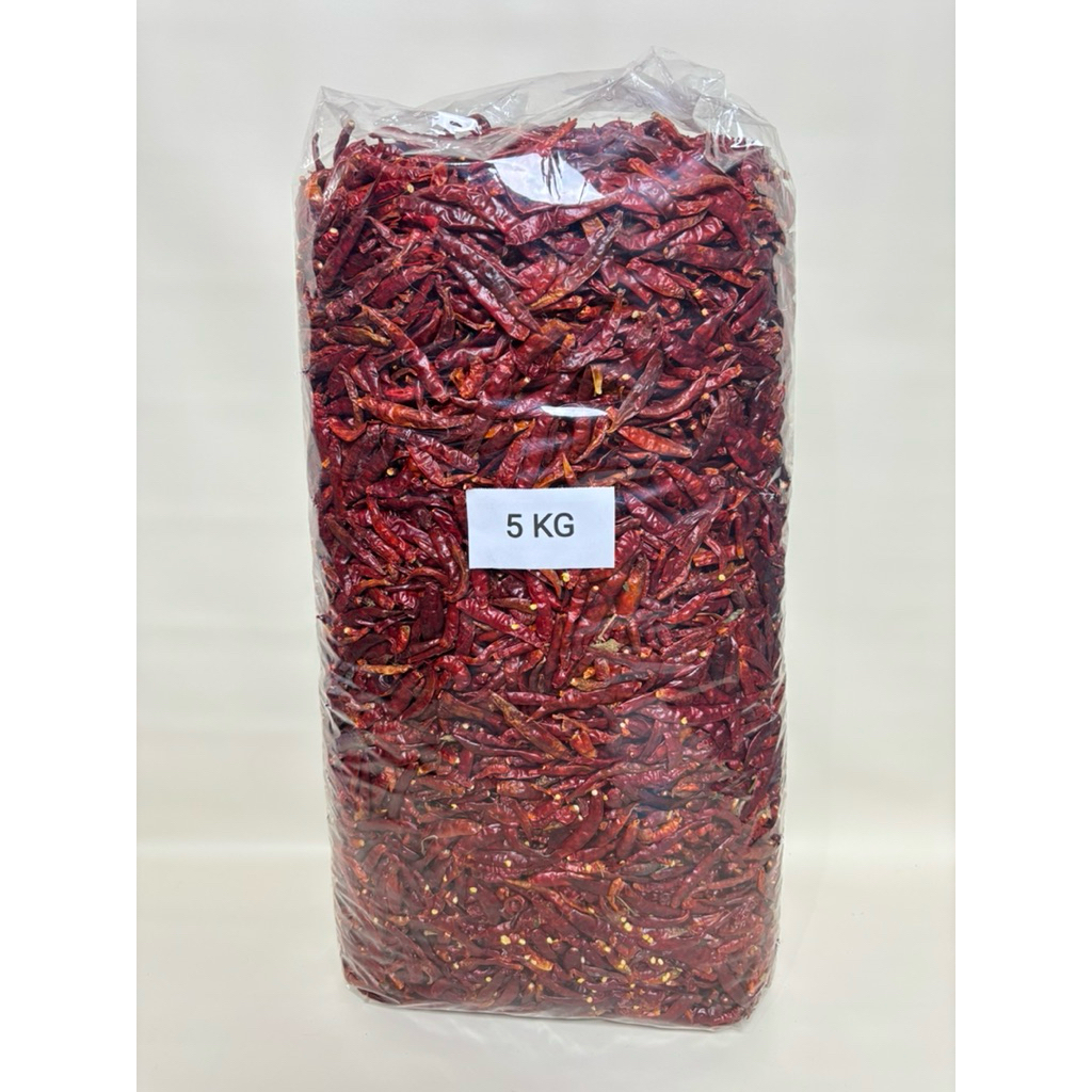 

( 5kg ) CABE KERING JAPLAK TEJA TANPA TANGKAI SUPER RED CABE SEBLAK