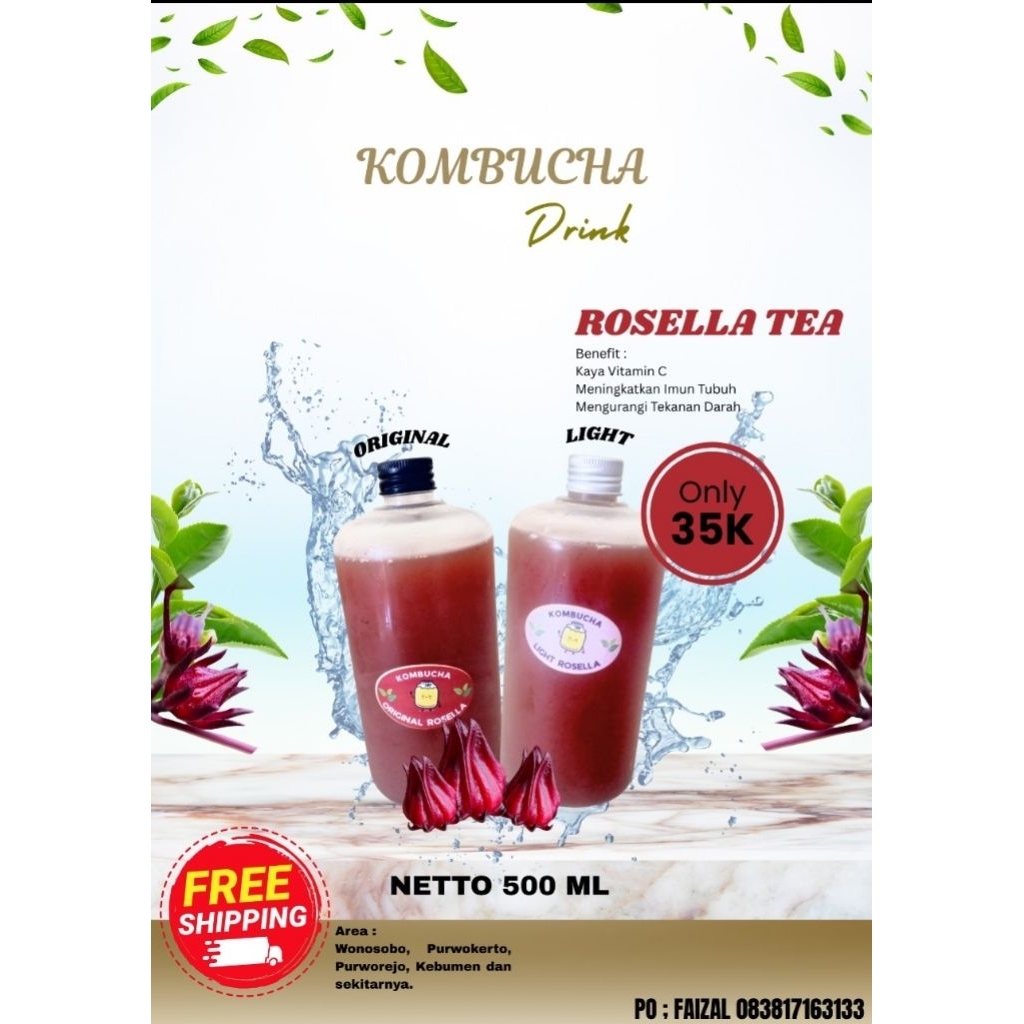 

Teh Kombucha Rosella