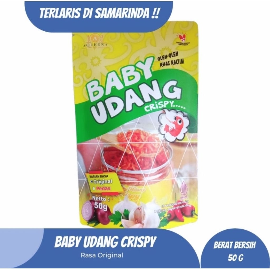 

BABY UDANG CRISPY – RASA ORIGINAL (50g)
