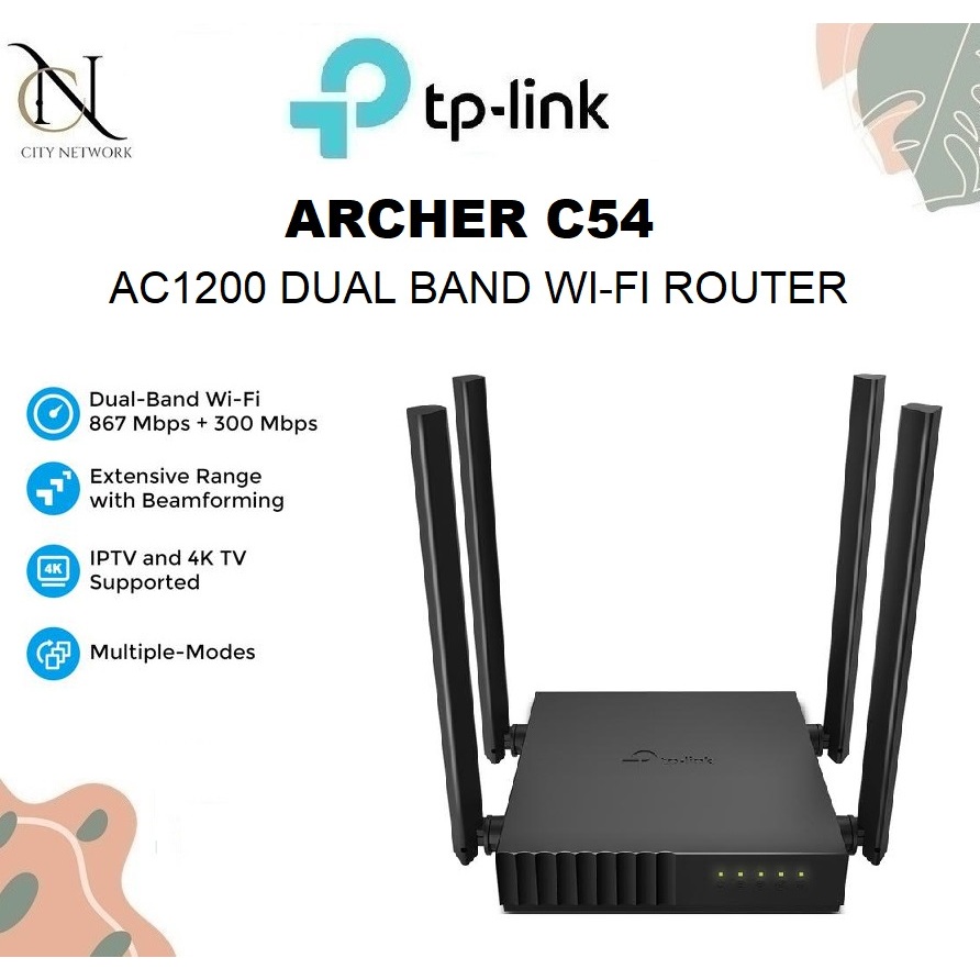 Tp-link Archer C54 AC1200 Dual band wifi Router Archer C 54