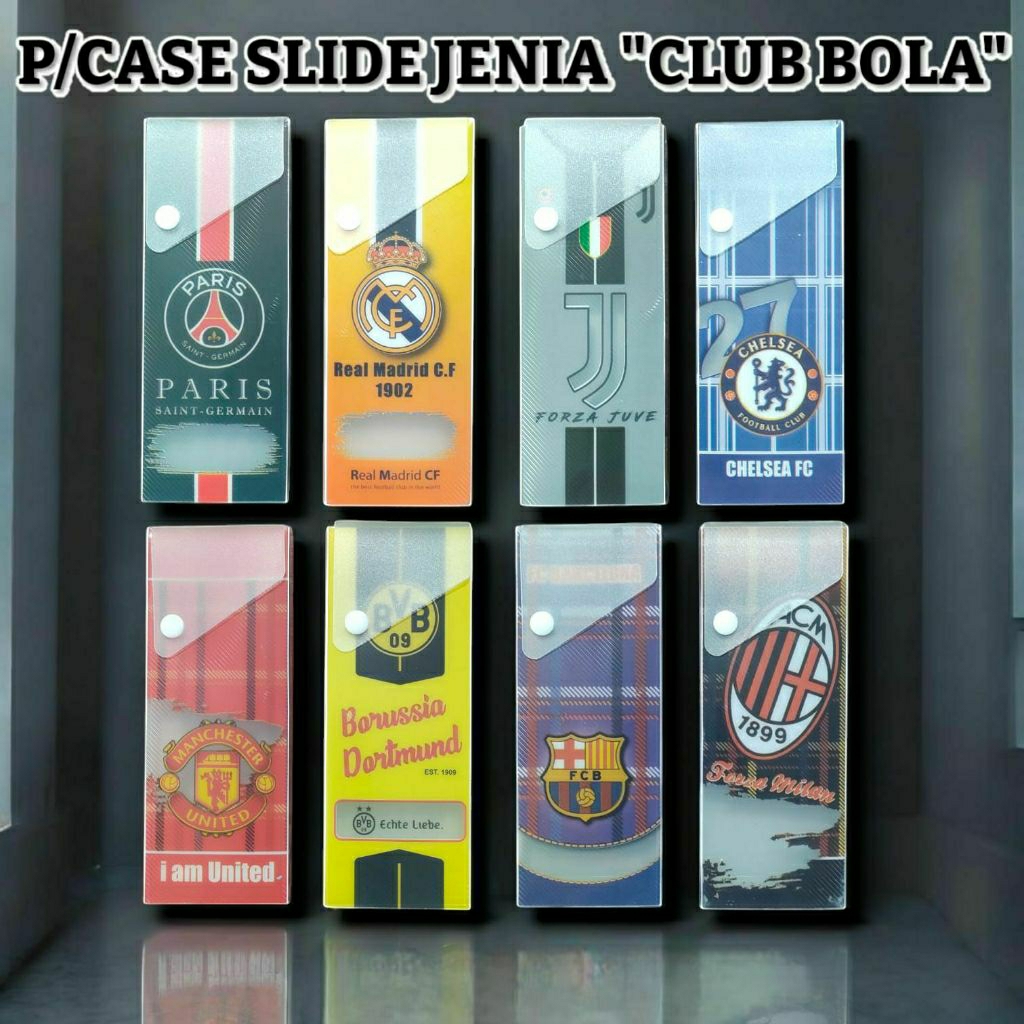 

Kotak Pensil Kancing Motif Klub Sepak Bola