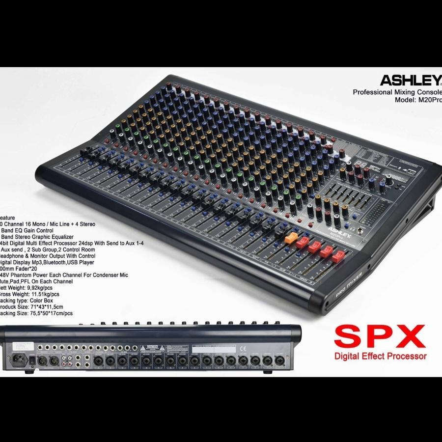 PROFESSIONAL MIXER AUDIO ASHLEY M-20PRO 20 CHANNEL