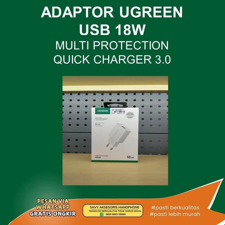 ADAPTOR UGREEN USB 18W