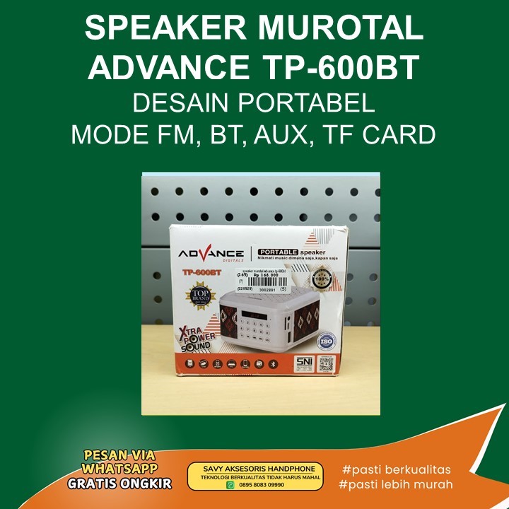 SPEAKER MUROTAL ADVANCE TP-600BT