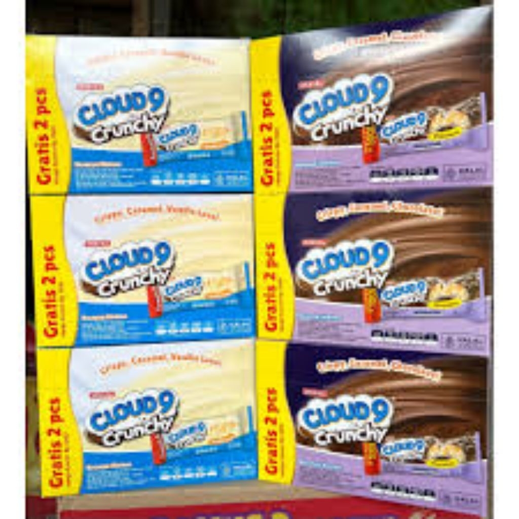 

cloud 9 Jack n jill biskuit vanilla/ coklat ( 1 box 24pcs + 2 pcs)