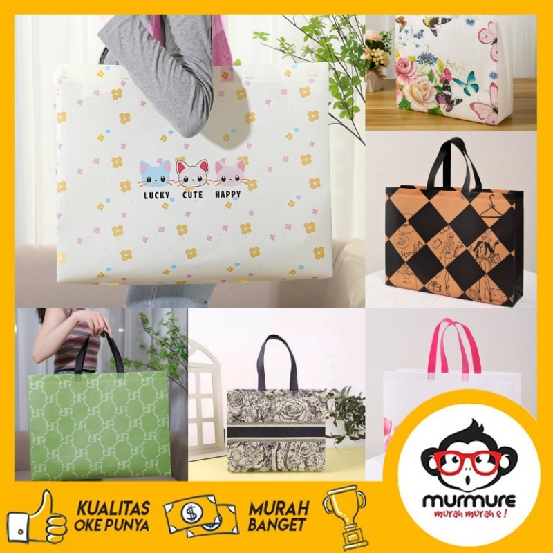 

Tas Spunbond / Goodie Bag Spunbond / Spunbond Bag / Tas Belanja Spunbond Model Kotak Box Kantong