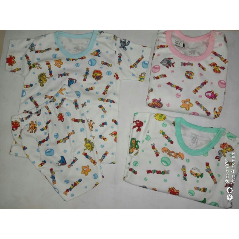Baju Bayi Nagatomi Stelan pendek oblong